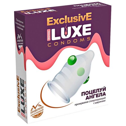 Презервативы LUXE Exclusive Поцелуй ангела, 1 шт. презервативы и лубриканты luxe condoms презервативы luxe royal cherry collection