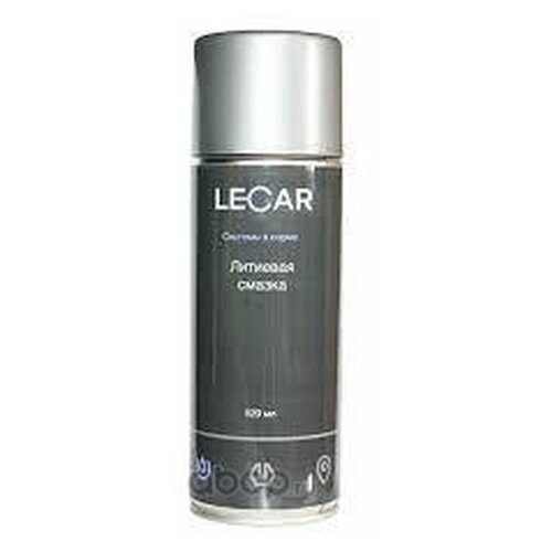 фото Смазка литиевая lecar 520 мл. (аэрозоль) (производитель: lecar lecar000010310)