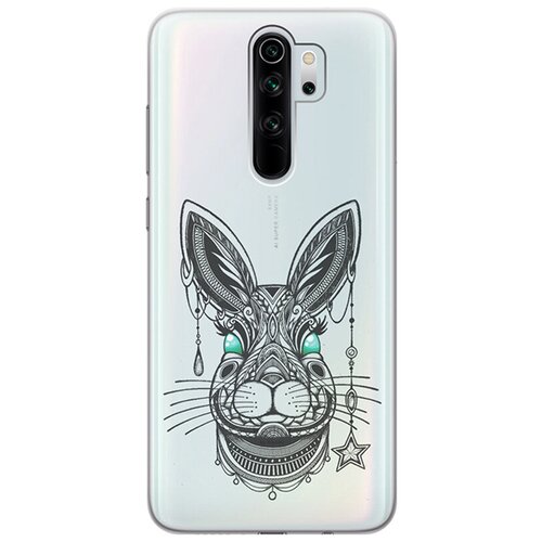 Ультратонкий силиконовый чехол-накладка для Xiaomi Redmi Note 8 Pro с 3D принтом Grand Rabbit ультратонкий силиконовый чехол накладка transparent для xiaomi redmi note 9 с 3d принтом grand rabbit