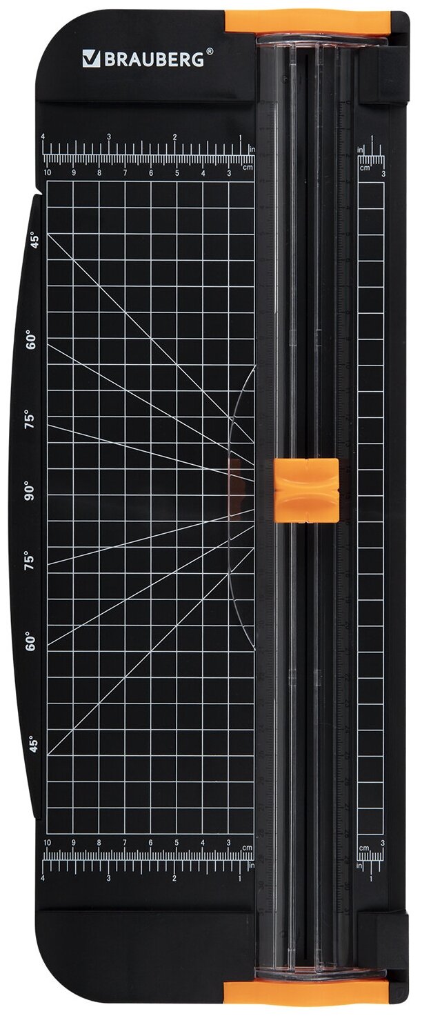 Резак роликовый Brauberg SUPER A4, до 12 л, длина реза 310 мм, линейка, А4, 532328