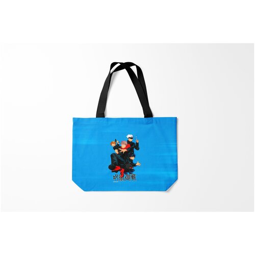 фото Сумка-шоппер / 46х35 см / аниме / магическая битва jujutsu kaisen burnettie