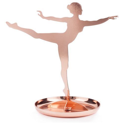 фото Kikkerland держатель для украшений ballerina медь