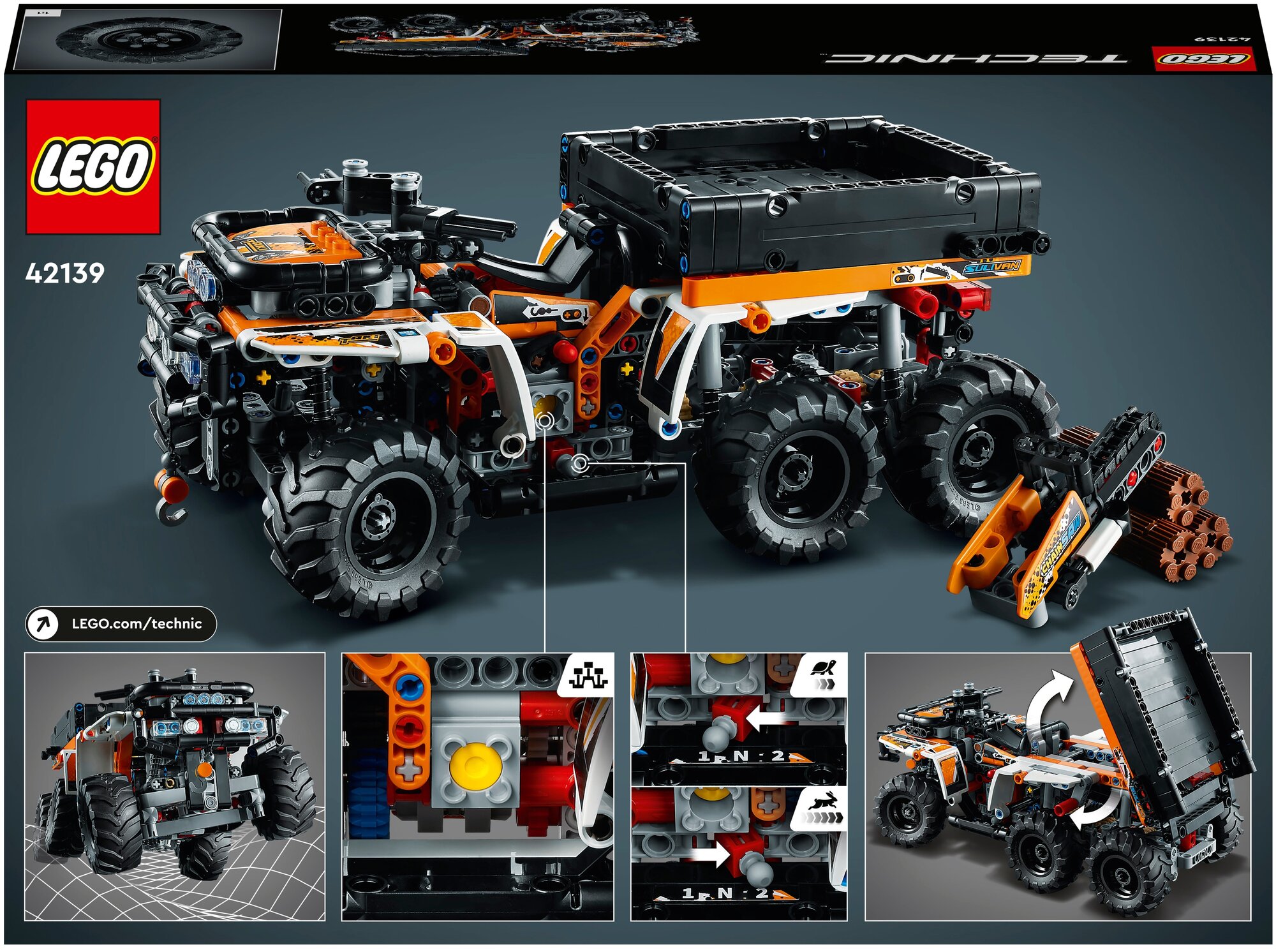 Конструктор LEGO Technic 42139 "Внедорожный грузовик" - фото №2