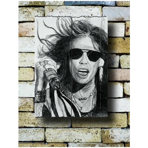 Картина на досках ''Аэросмит. Aerosmith 