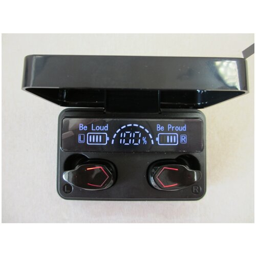 Наушники беспроводные X3C HI-FI бизнес-класса TVS зарядный кейс - повербанк с зеркалом Bluetooth 51 вкладыши блютуз 89000₽