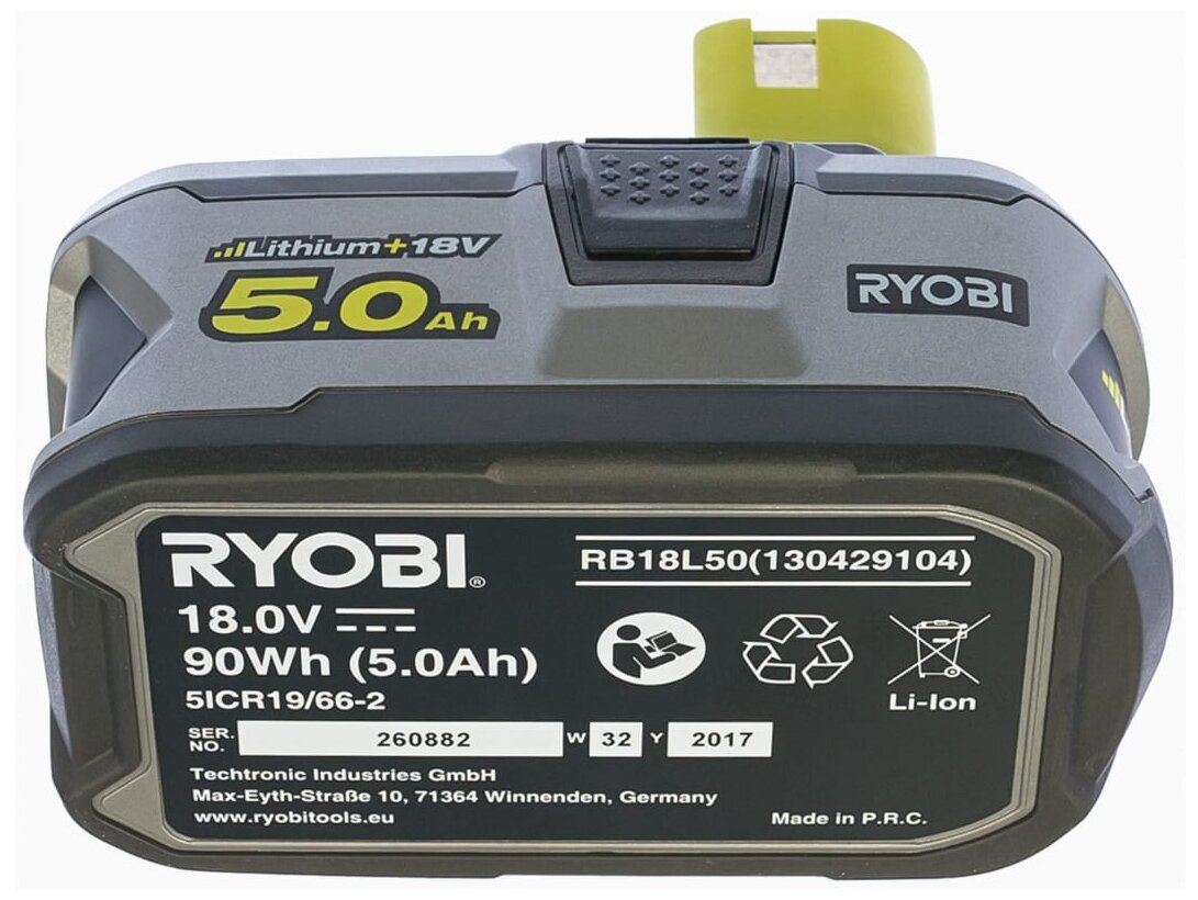 Аккумулятор Ryobi - фото №4