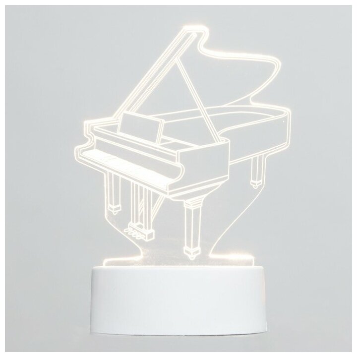 Светильник сенсорный "Рояль" LED 3 цвета от USB - фотография № 7