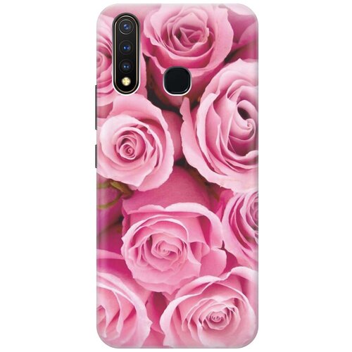 фото Силиконовый чехол на vivo y19 / виво у19 с принтом "букет роз" gosso