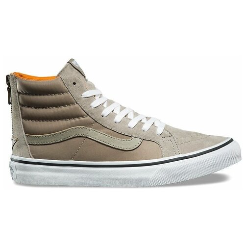 фото Кожаные кеды vans ua sk8-hi slim zip boom boom va38groc8 зеленые (40)