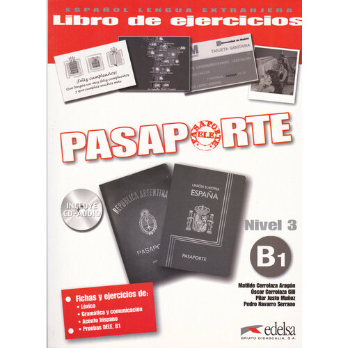 Pasaporte Ele 3 (B1) - Ejercicios + CD Audio