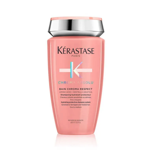 Kerastase Chroma Absolu bain Chroma Respect шампунь для нормальных и тонких окрашенных волос 250 мл kerastase bain chroma respect шампунь ванна для окрашенных волос 250 мл