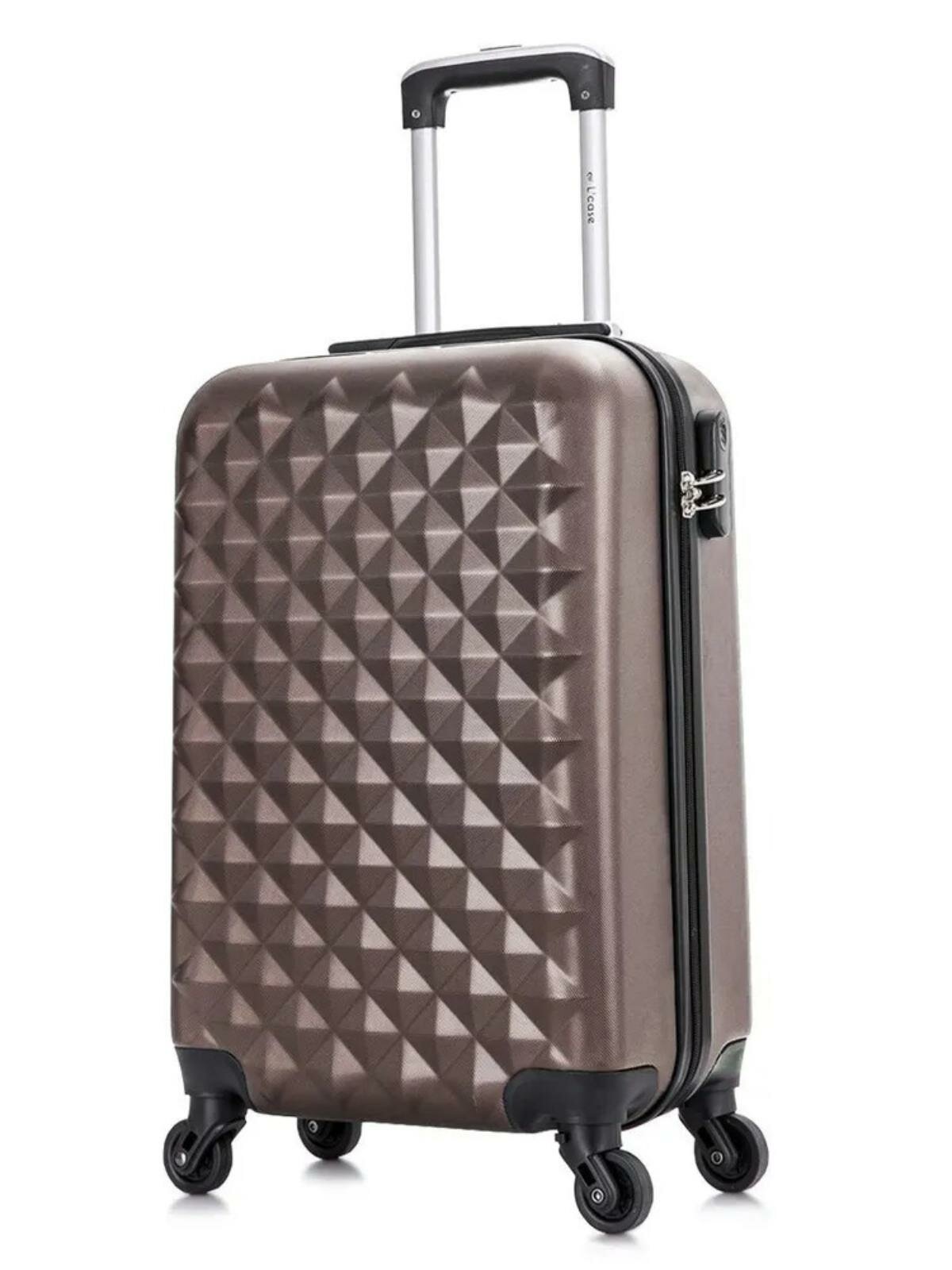 Чемодан маленький L'Case Phatthaya (S) кофе, 57х36.5х22, арт:Ch0618