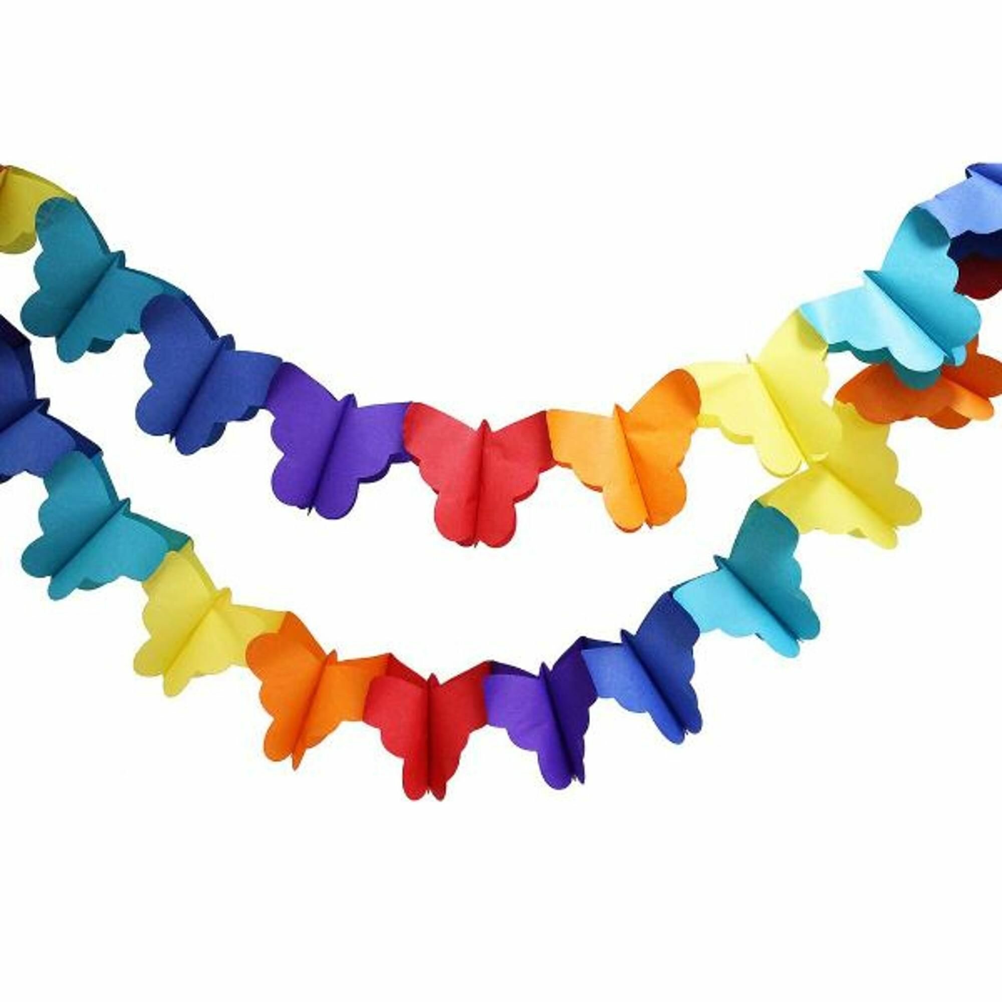 фото Бум укр Гирлянда Бабочки 23х17см 4м