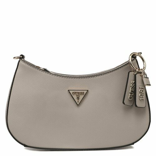 Сумка GUESS, серо-розовый 2022 fashion new top layer cowhide leather single shoulder bag tassel simple all match leather shoulder women s bag