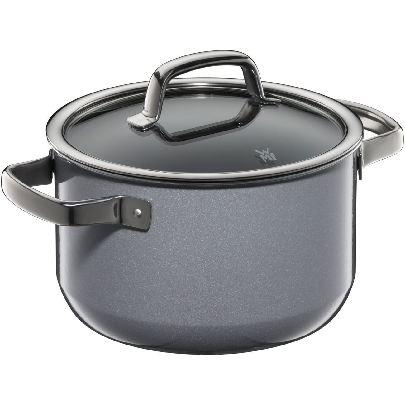 фото Кастрюля WMF Fusiontec Mineral Platinum с крышкой 0514385290