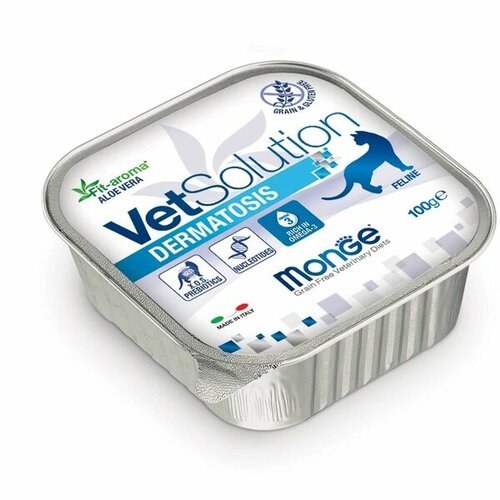 Влажный корм для кошек Vetsolution Cat Dermtosis 100 г6шт 1425₽