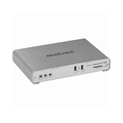 Карта видеозахвата внешнее Matrox Monarch HDX (MHDX/I) Dual-Channel H.264 Encoder uray wireless hevc 4k ultra hd hdmi to ip video encoder h 265 h 264 iptv encoder live streaming encoder h265 server wifi