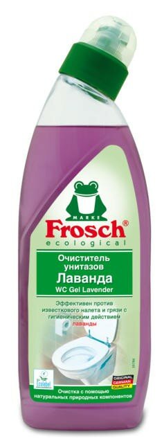 Набор из 3 штук Очиститель унитазов Frosch Лаванда 0.75л