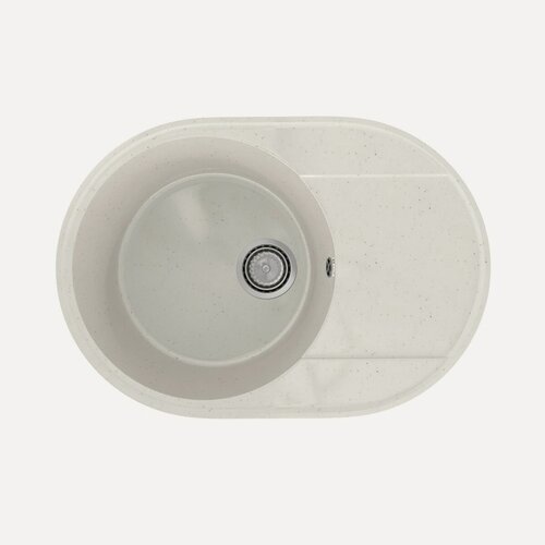 Изображение товара Кухонная мойка Practik PR-M-610-001 (без сифона), белый камень