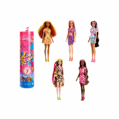 Кукла Barbie Фруктовая в непрозрачной упаковке (Сюрприз) HJX49 кукла сюрприз spin master awesome blossems в непрозрачной упаковке 6054562