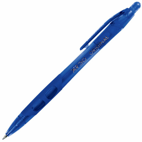 Ручка шариковая автоматическая ERICH KRAUSE XR-30, синяя, корпус синий, узел 0,7 мм, линия письма 0,35 мм, 17721 упаковка 24 шт.