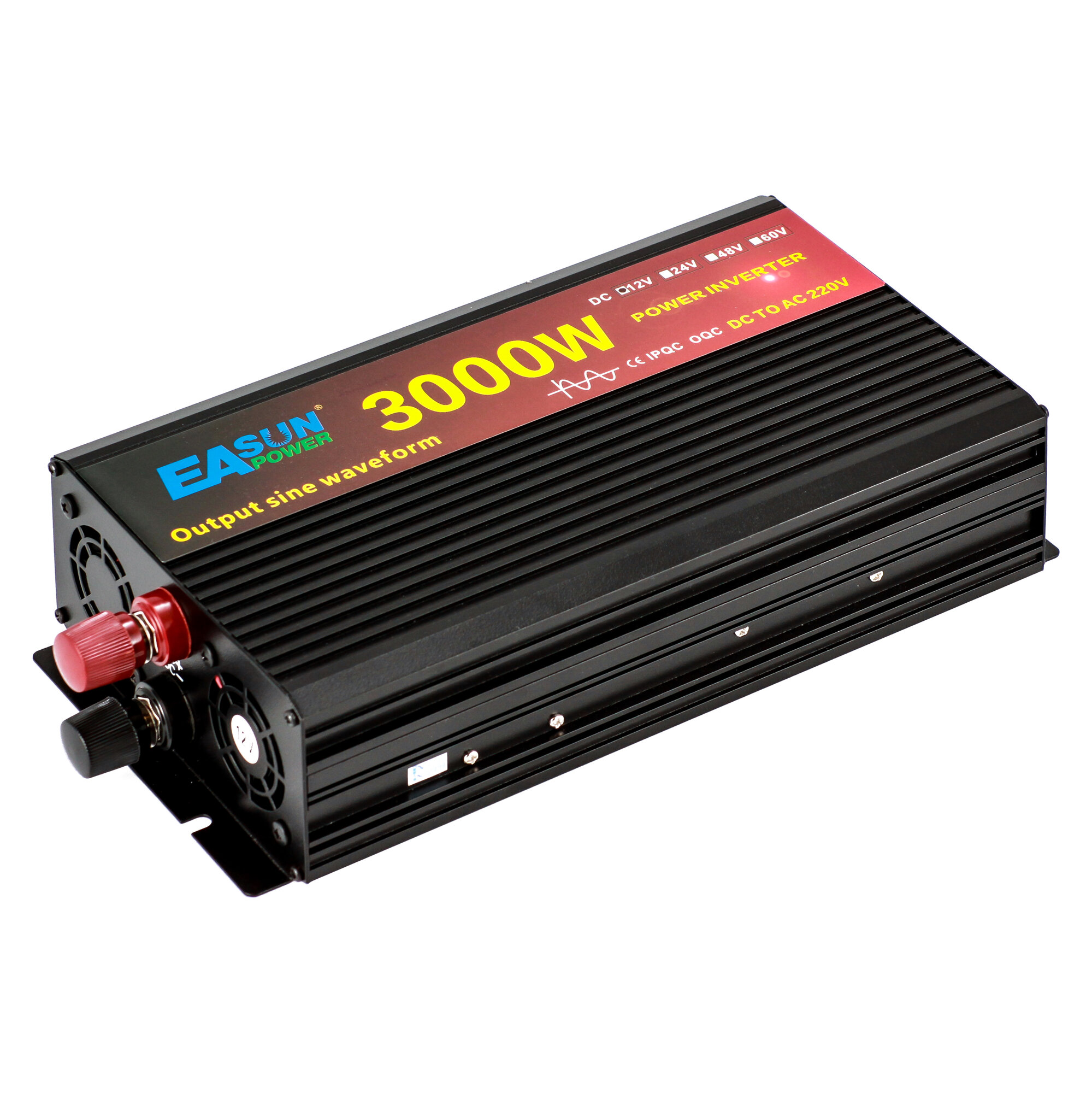 Инвертор автомобильный 12 220В Power Inverter, 3000Вт. Чистая синусоида.