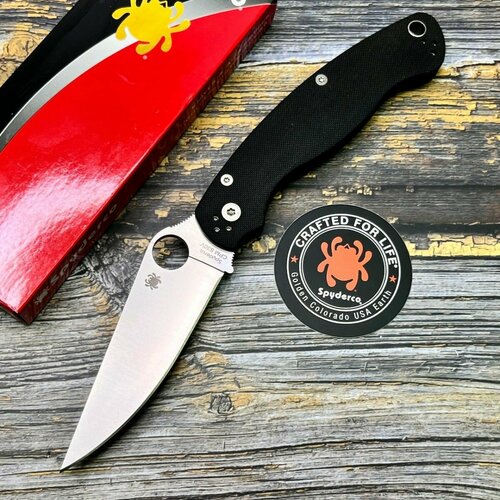 Нож складной Spyderco SC36GP2 Military 2, G10 Handle нож складной spyderco sc122gbnm4p tenacious cpm m4 blade brown g10 handle