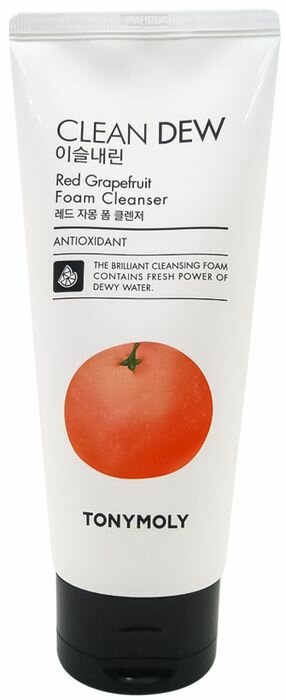 Tony Moly Очищающая пенка для умывания с экстрактом красного грейпфрута Clean Dew Red Grapefruit Foam Cleanser, 180 мл
