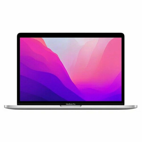 APPLE MacBook Pro 13 (2022) (Русская / Английская раскладка клавиатуры) Silver MNEQ3 (Apple M2/8192Mb/512Gb SSD/Wi-Fi/Bluetooth/Cam/13.3/2560x1664/Mac