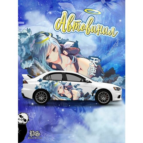 Наклейки на автомобиль Аниме / наклейка на машину Мику