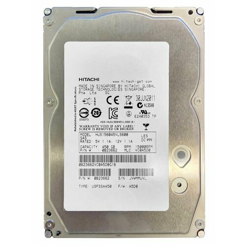 Hitachi Ultrastar 15K600 450 Гб HUS156045VLS600 SAS 20 11900₽