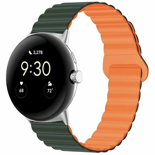 универсальный силиконовый ремешок 20 мм для умных часов samsung huawei honor amazfit серый Универсальный ремешок с soft touch (соф тач) покрытием с креплением 22 мм / Браслет с креплением 22 мм на магнитной застёжке для Samsung Gear S3 Frontier/Gear S3 Classic/Galaxy Watch