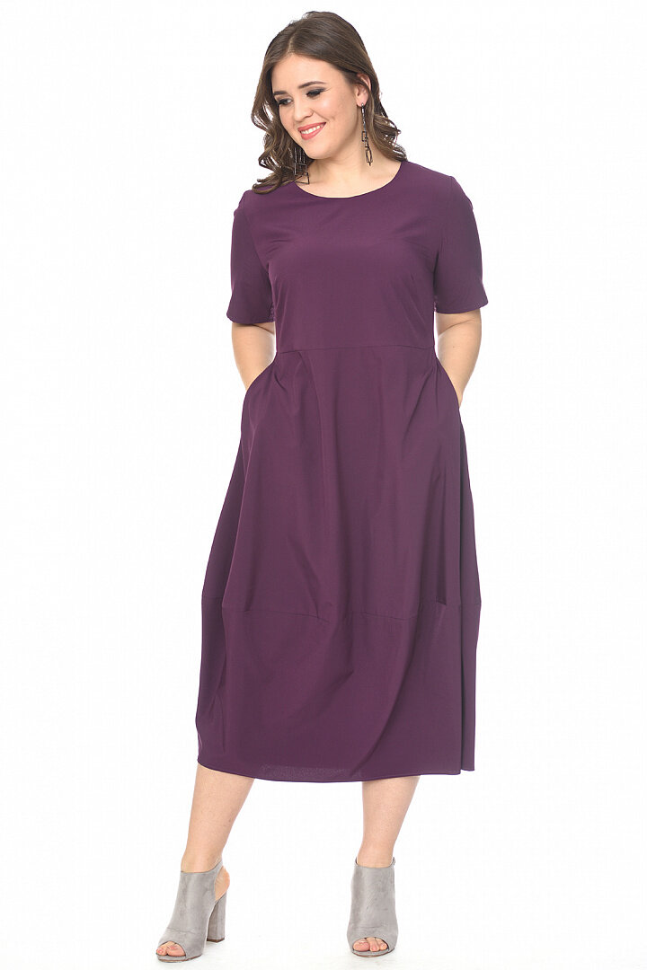 Платье SVESTA, размер 52, фиолетовый