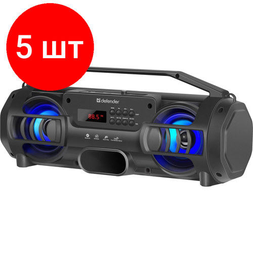 Комплект 5 штук Акустическая система Defender G104 12Вт LightBTFMTFUSBTWS 65104 1776400₽