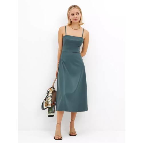 Платье VIAVILLE, размер 46, зеленый платье viaville размер 46 зеленый