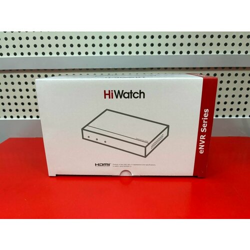 Hiwatch DS-N208EP(1TB). 8-ми канальный IP-регистратор c 8-ю PoE интерфейсами