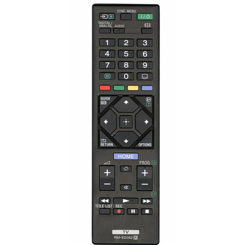 Пульт RM-ED062 для телевизора SONY new rm ed062 remote control for sony rm ed062 lcd tv kdl 32r433b kdl 32r503c kdl 32rd303 kdl 32rd433 kdl 32re303 kdl 32wd603