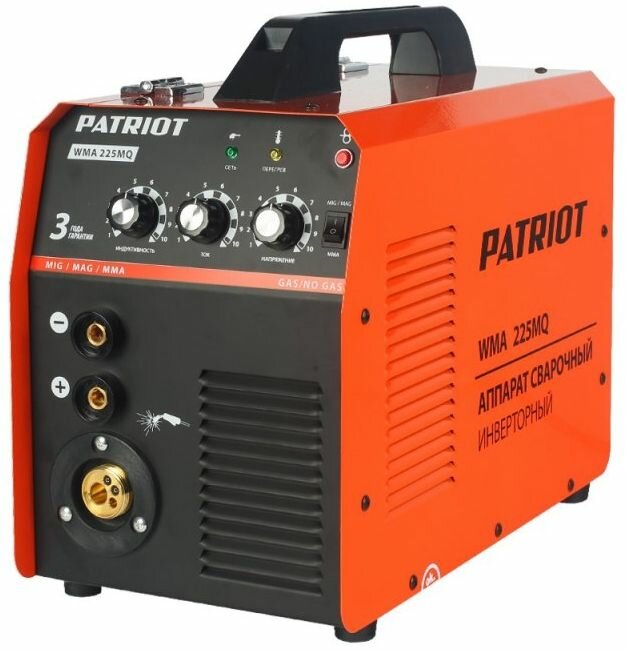 Сварочный аппарат Patriot WMA 225MQ инвертор MIG-MAG/ММА 6кВт