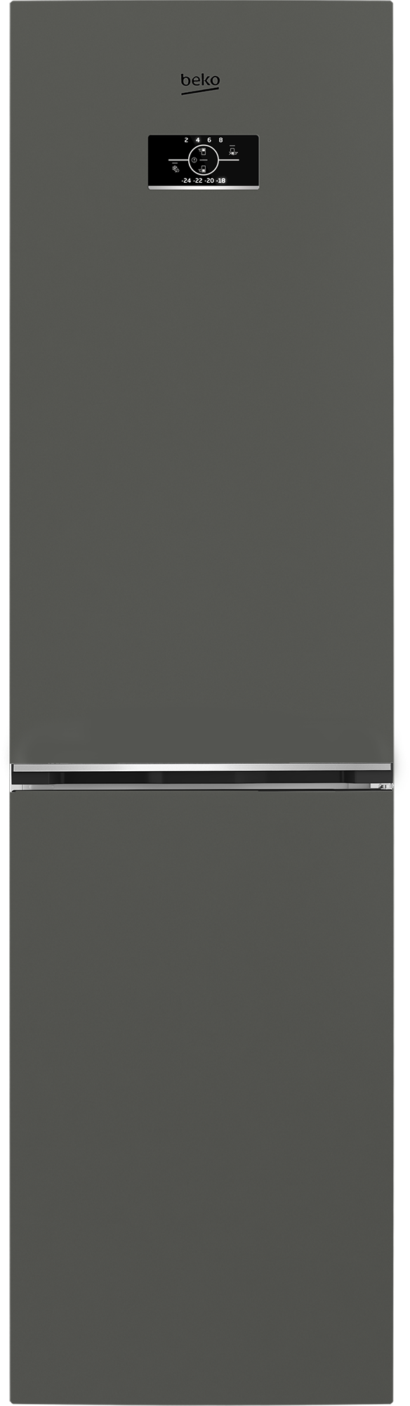 фото Двухкамерный холодильник Beko B3R0CNK332HG, No Frost, темно-серый