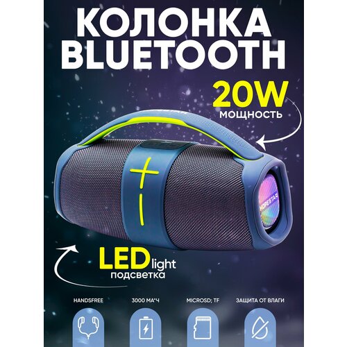 Беспроводная портативная колонка HopeStar H60 20W USBAUXBluetooth 382000₽