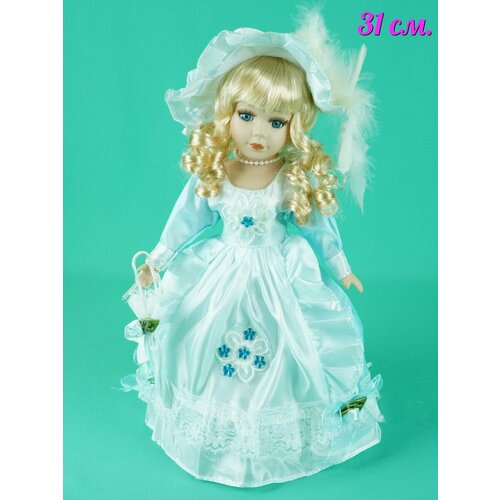 Кукла фарфоровая интерьерная 31 см 855₽