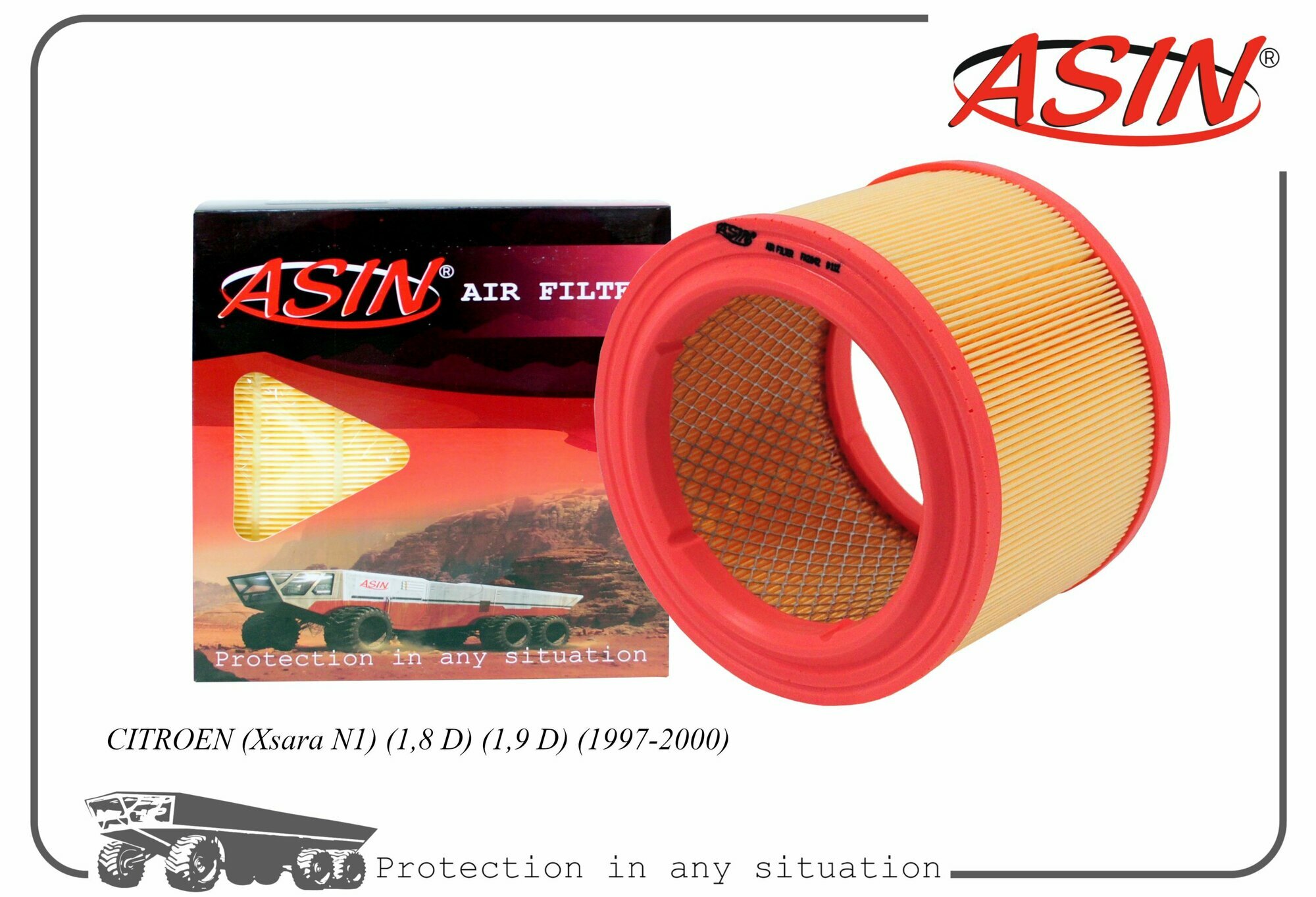 Фильтр воздушный 1444. WH ASIN. FA2842 для CITROEN Xsara N1 1,8 D 1,9 D 1997-2000