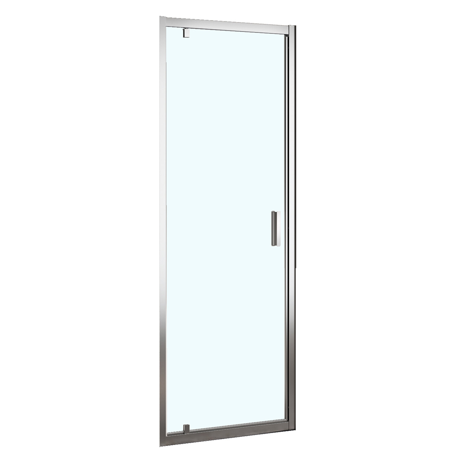Душевая дверь в нишу Azario MILTON 900х2000 стекло прозрачное 6 мм, профиль серебро (AZ-NAO6211 900)