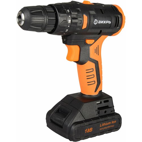 Дрель аккумуляторная вихрь ДА-18Л-2КБ 20399₽