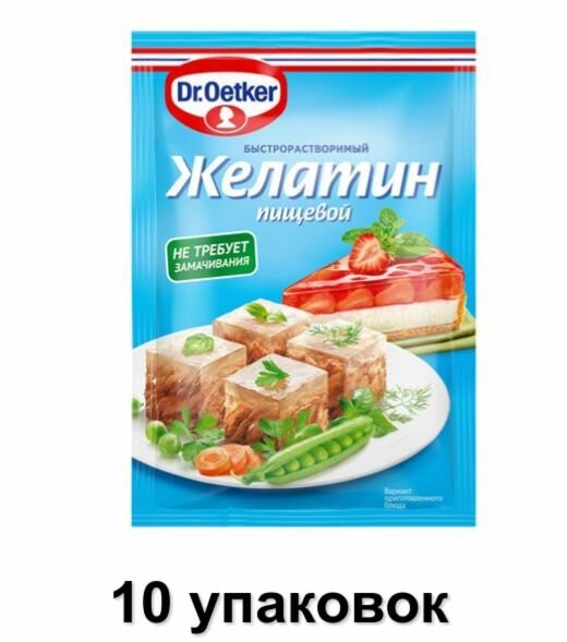 Dr. Oetker Professional Желатин, 30 г, 10 штук