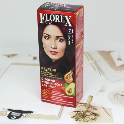Краска для волос 71 FLOREX-SUPER Бургунд 349₽