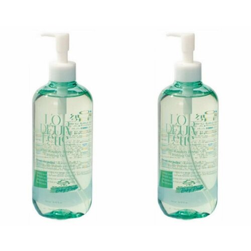 LODEURLETTE Гидрофильное масло для умывания лица с ароматом бергамота In England Color Fit Powderly Breeze Cleansing Oil, 500 мл, 2 шт