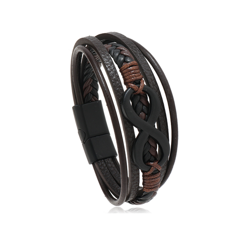 Плетеный браслет BAKADED 1 шт размер 205 см коричневый 650₽