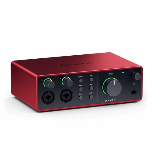 Focusrite Scarlett-4i4-4th-gen Аудиоинтерфейс USB, 4 входа-4 выхода