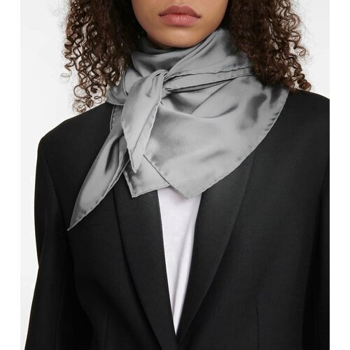 фото Платок siya scarf,70х70 см, серый